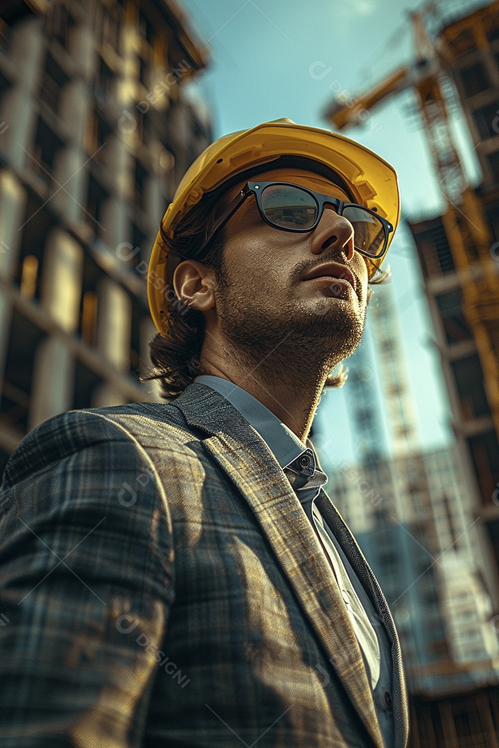 Arquiteto bonito jovem