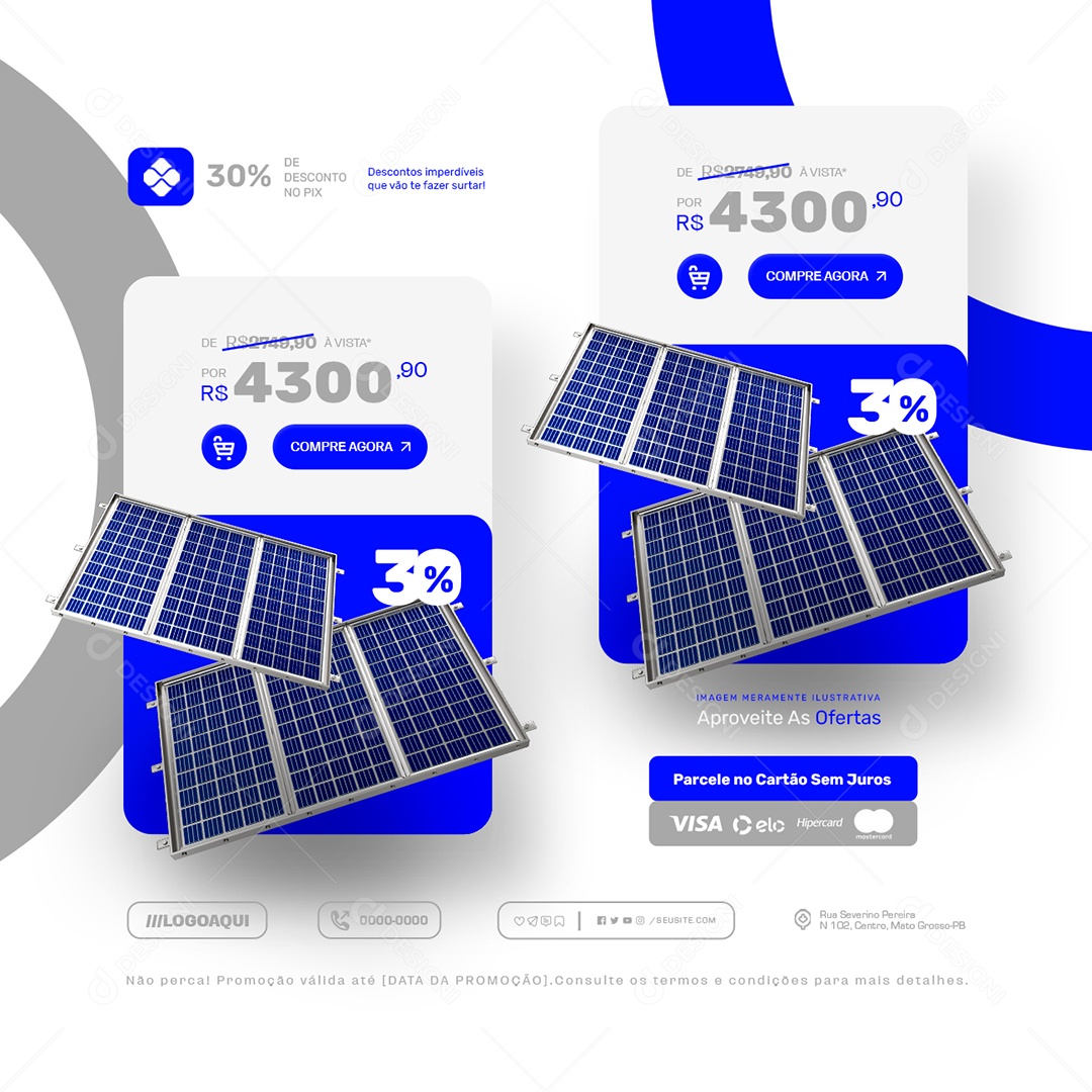 Descontos Imperdíveis Compre Agora Social Media PSD Editável