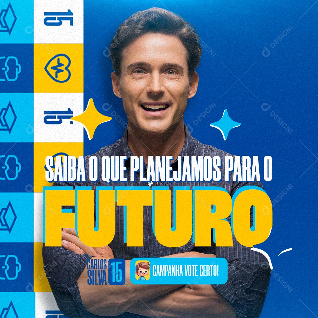 Saiba o que Planejamos para o Futuro Social Media PSD Editável