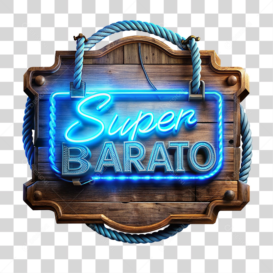 Placa de Madeira com Cores Neon Super Barato PNG Transparente