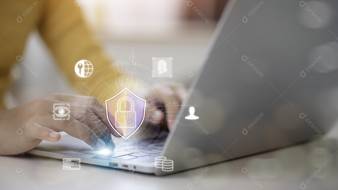 Sistema e armazenamento protegidos por senha segurança cibernética