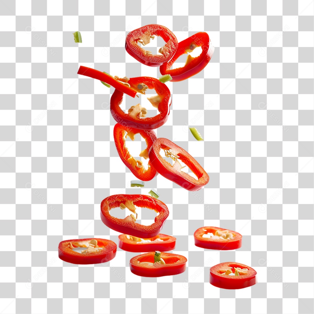 Fatias Pedaços de Tomates PNG Transparente