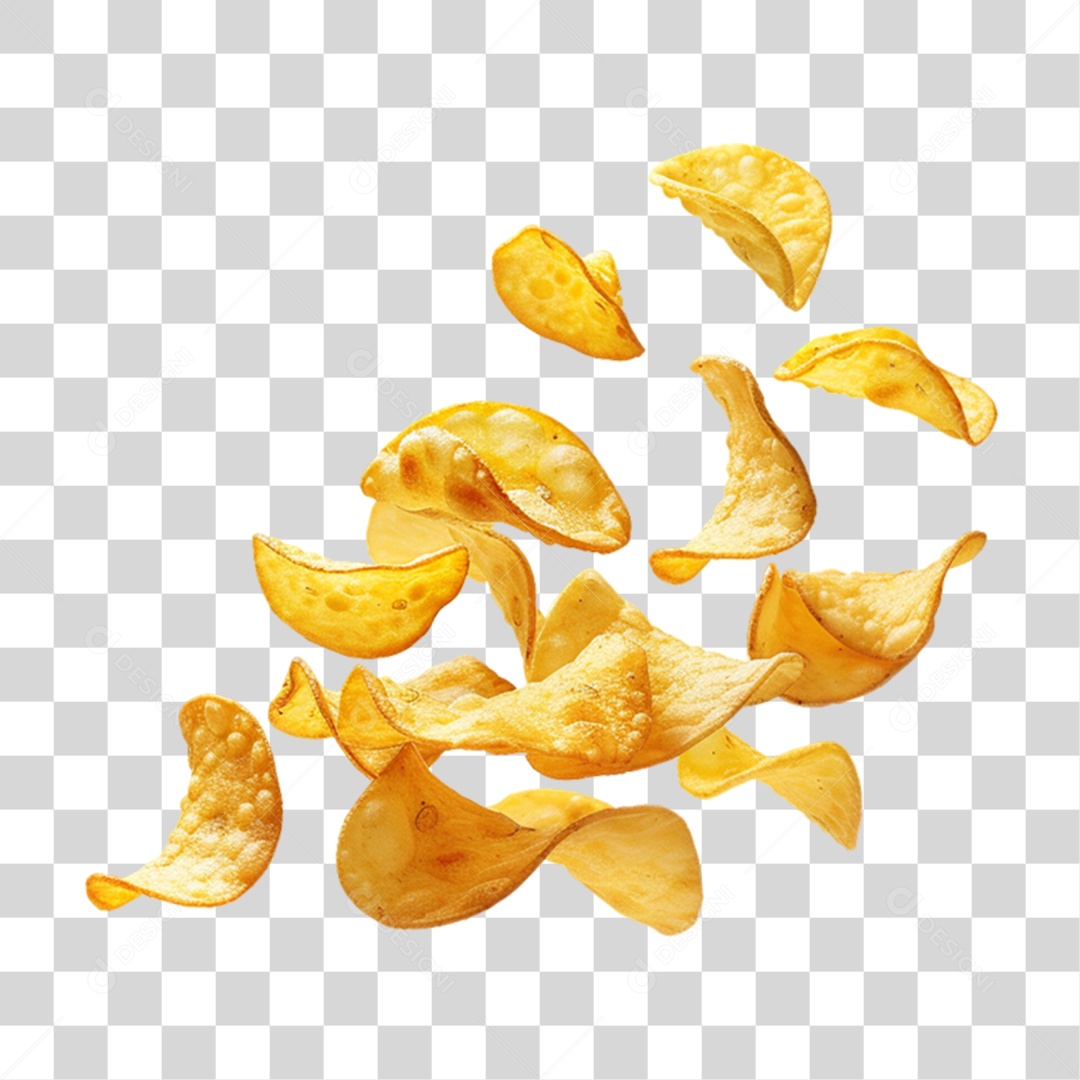 Batatas Fritas PNG Transparente