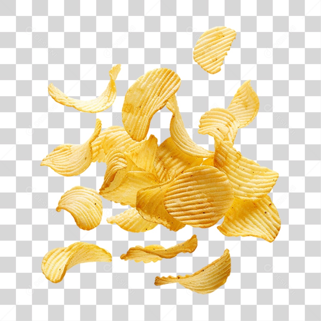 Batatas Fritas PNG Transparente