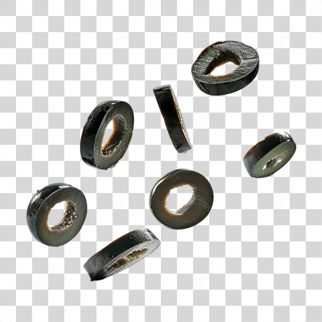 Fatias Pedaços de Azeitona PNG Transparente