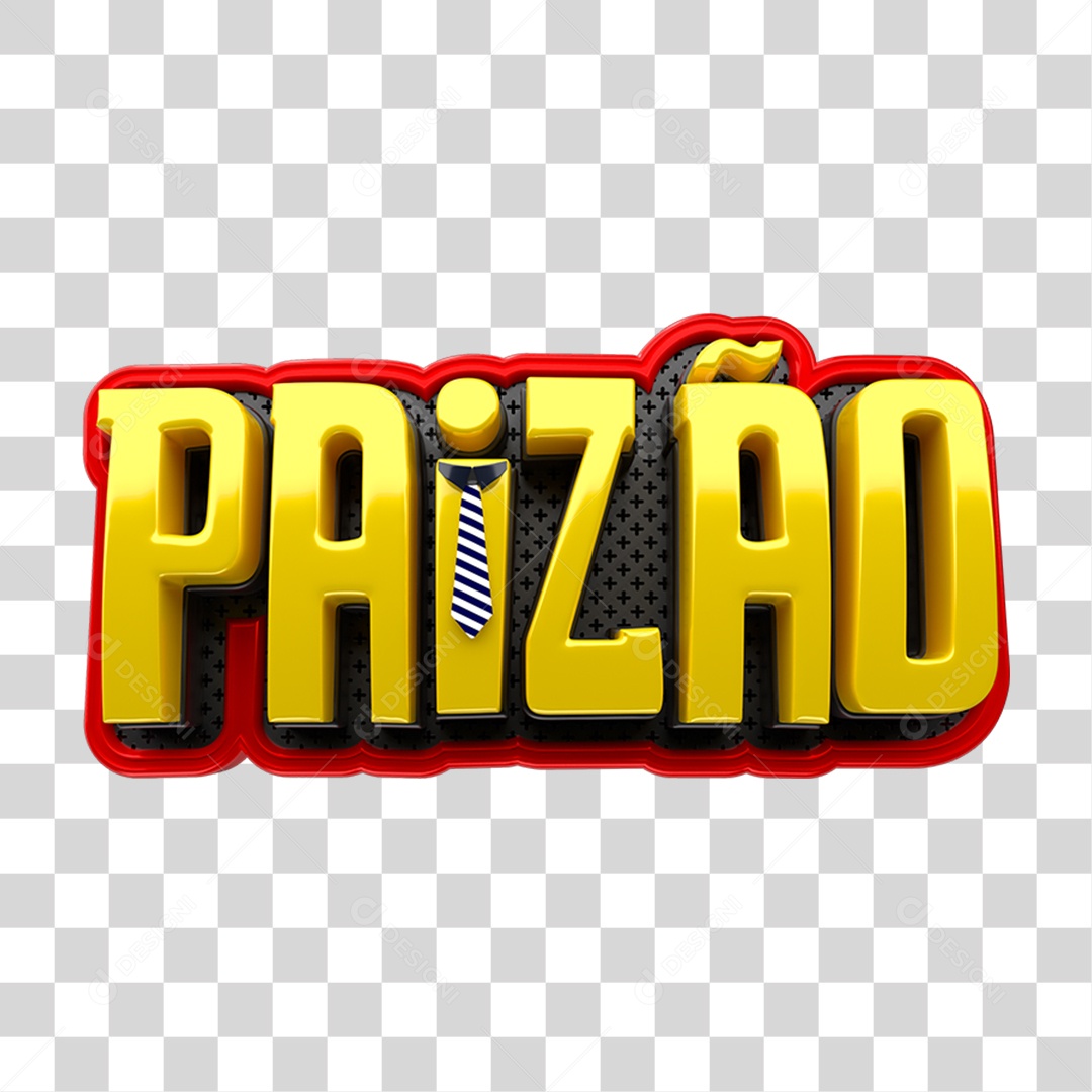 Selo 3D Paizão PNG Transparente