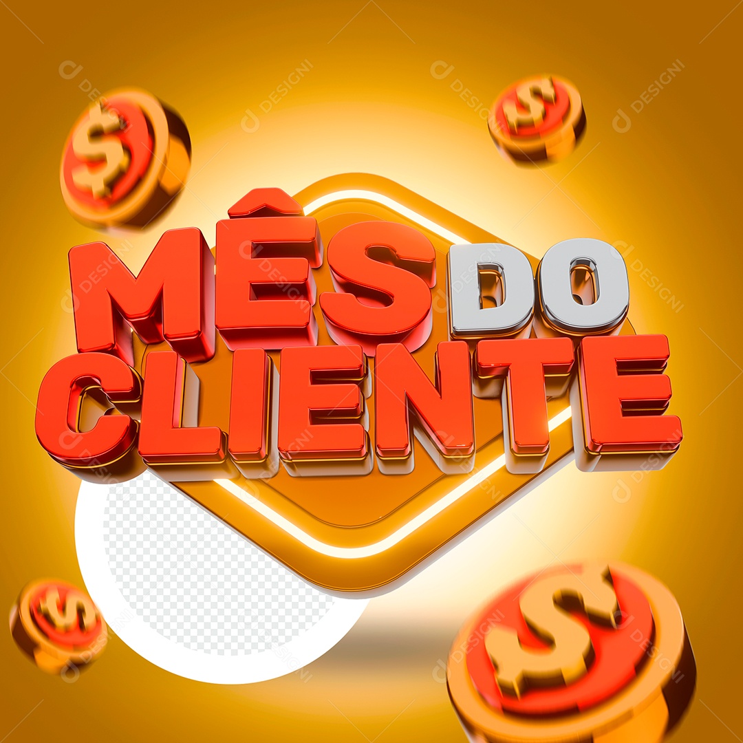 Mês do Cliente Selo 3D