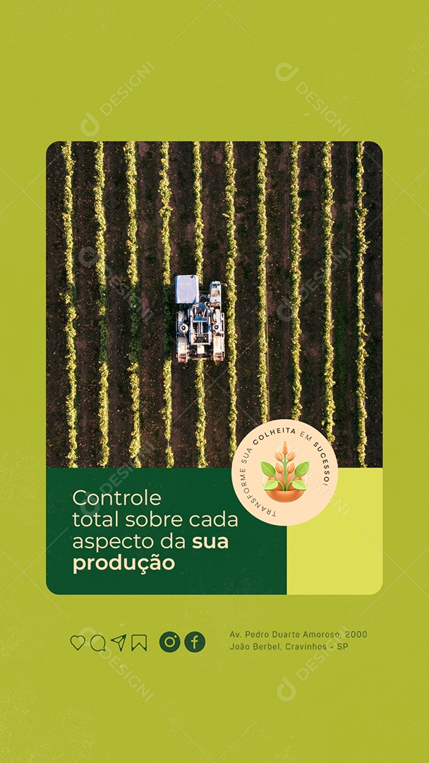 Story Controle Total Sobre cada Aspecto da sua Produção Social Media PSD Editável