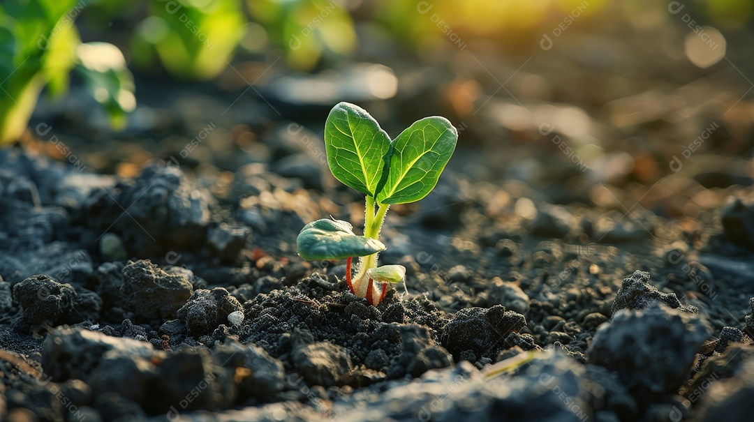 Broto de planta nascendo