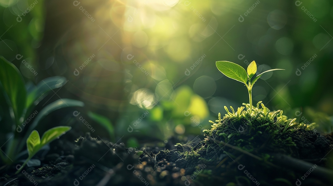 Plantação crescendo