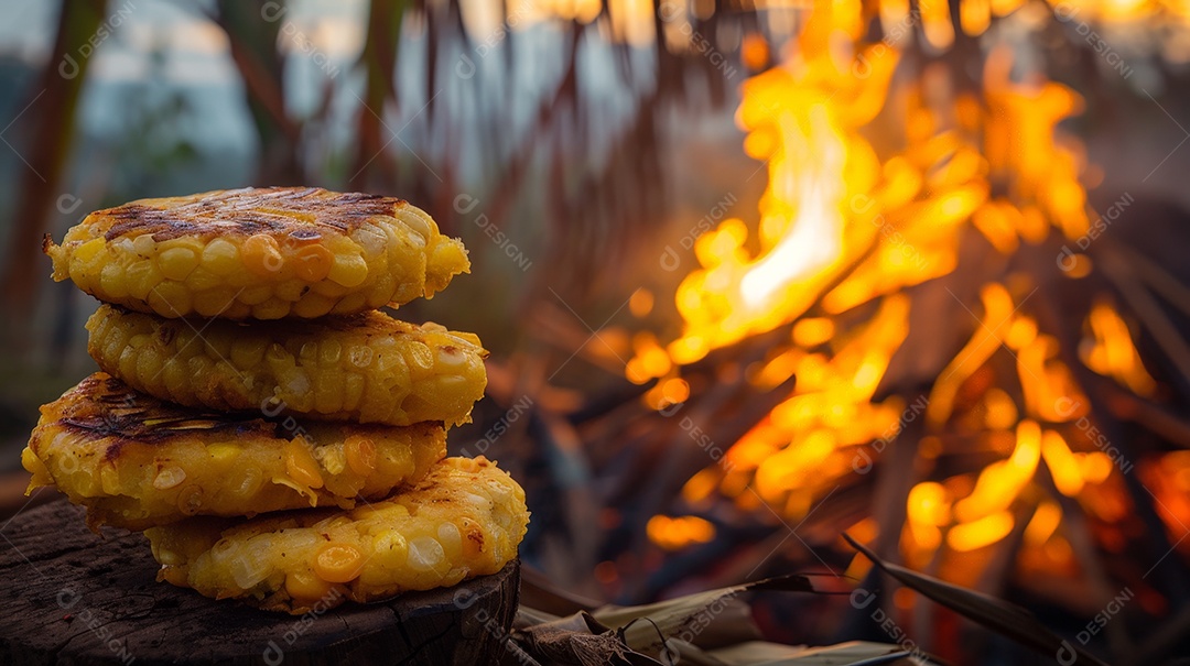 Bolinhos de milho delicioso