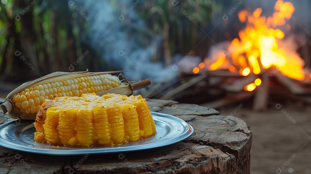 Bolo caseiro de milho