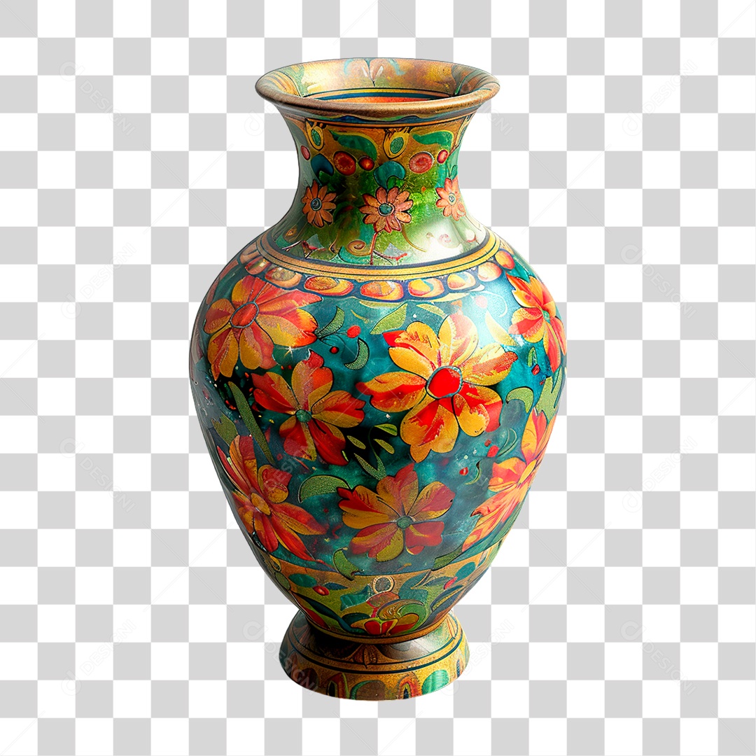 Vazo de Cerâmica PNG Transparente