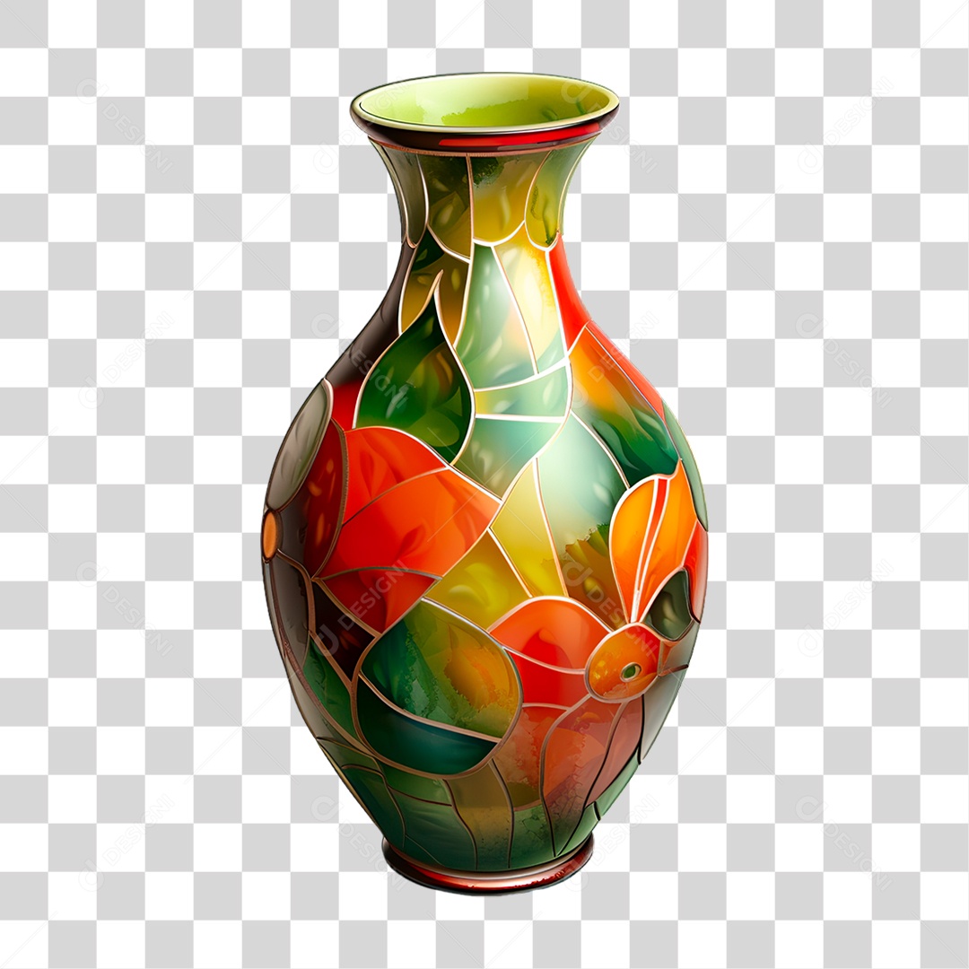 Vazo de Cerâmica PNG Transparente