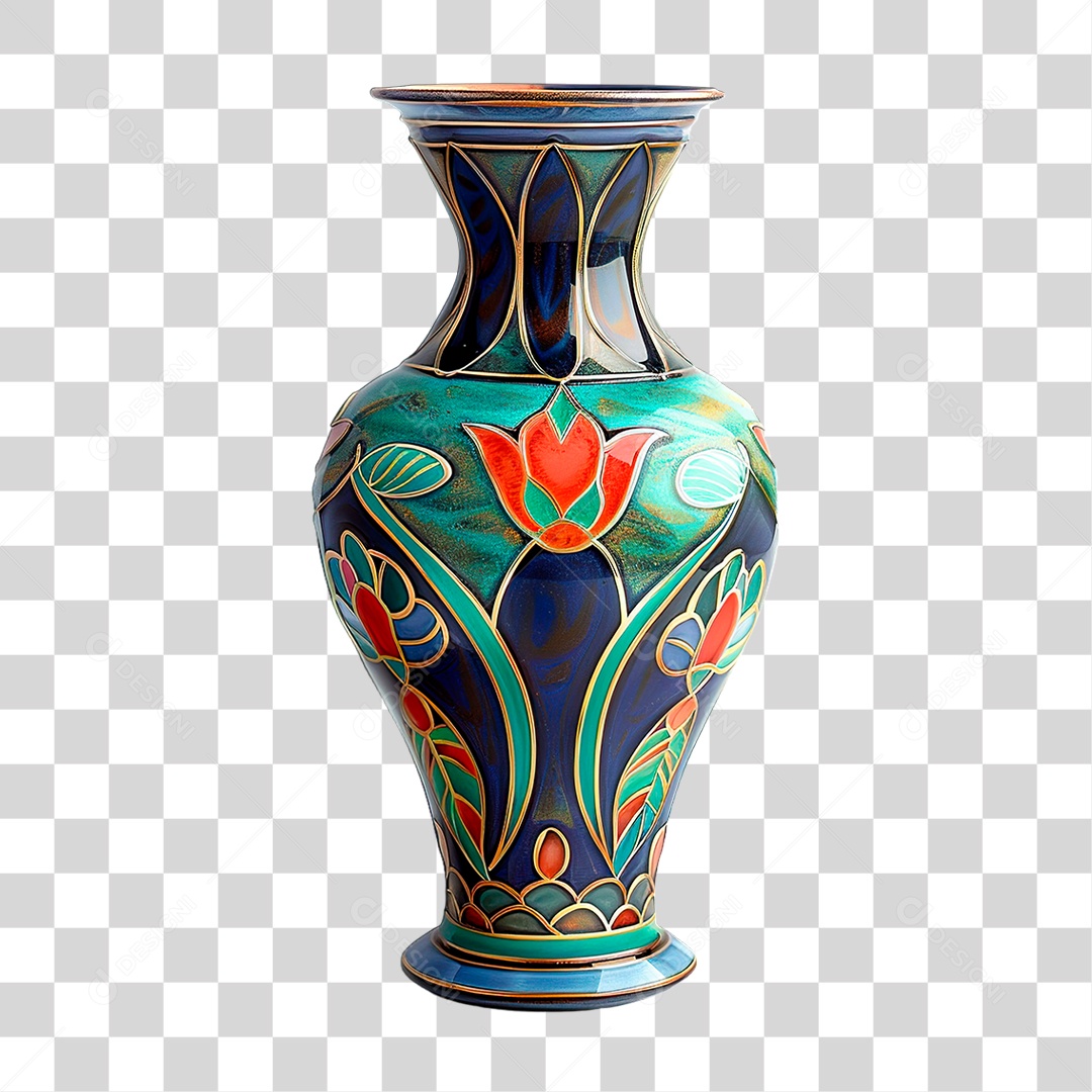 Vazo de Cerâmica PNG Transparente