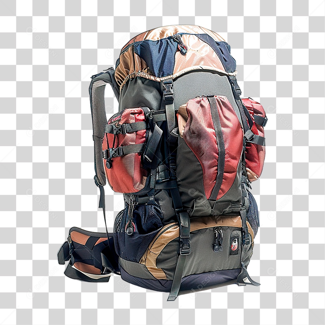 Mochila de Acampamento PNG Transparente