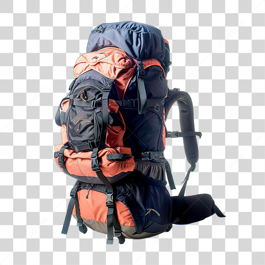 Mochila Acampamento PNG Transparente