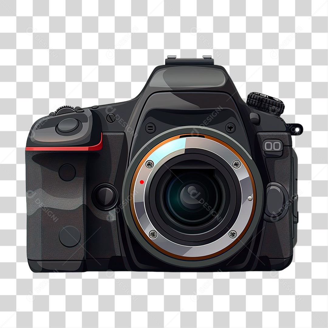 Câmera Fotográfica PNG Transparente