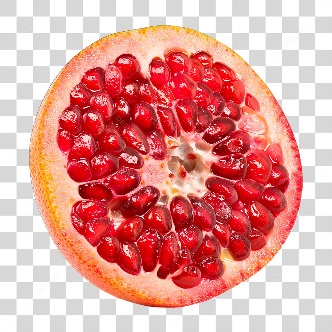 Fruta Romã PNG Transparente
