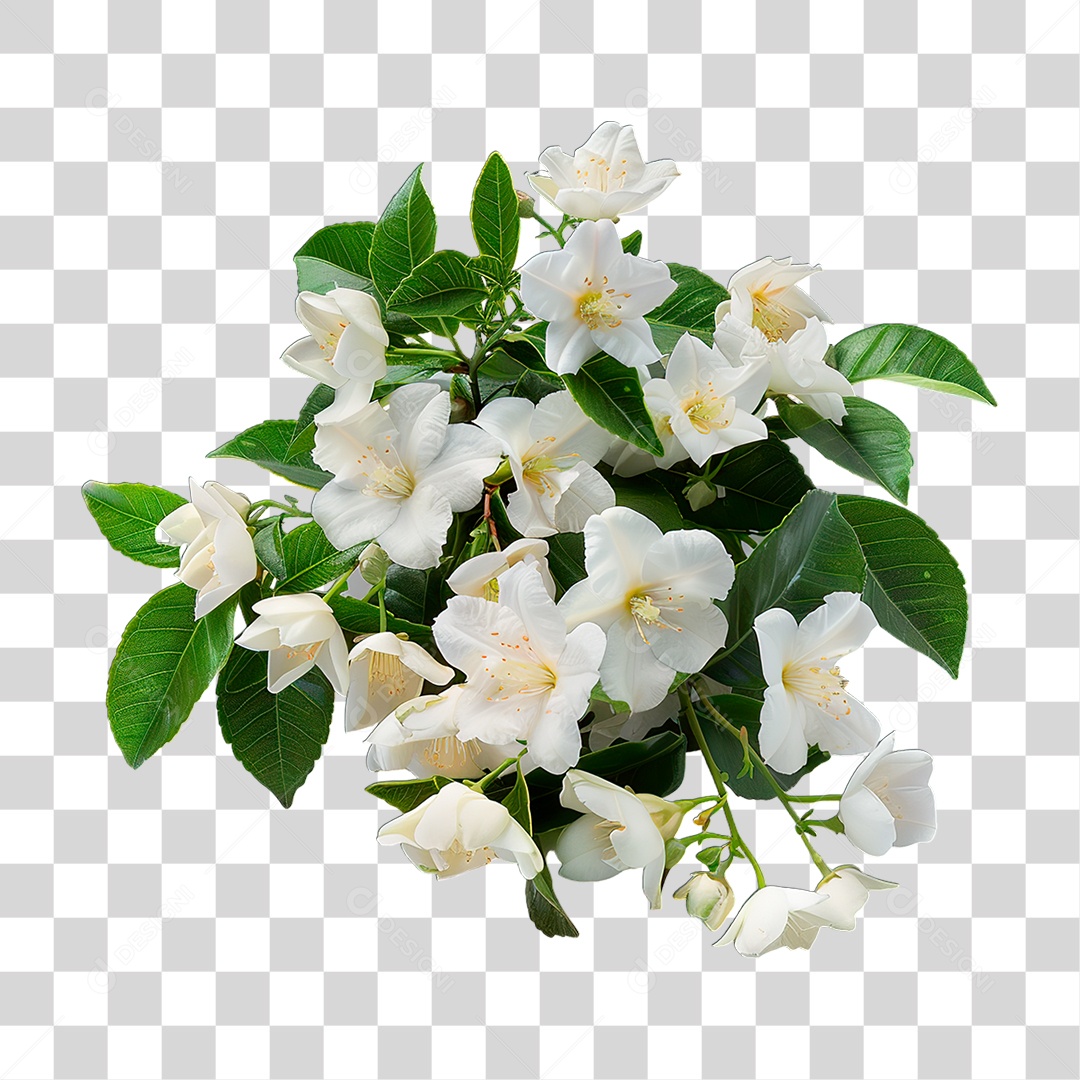 Flores Brancas PNG Transparente