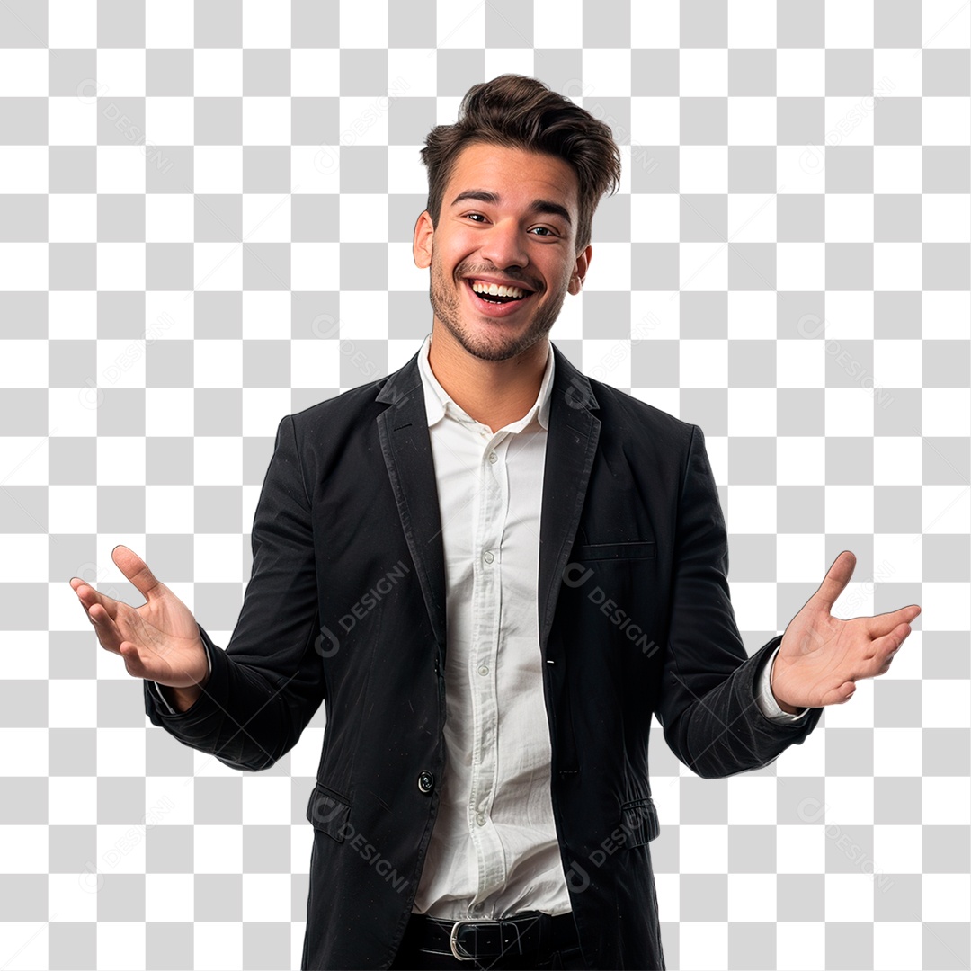 Homem Sorrindo PNG Transparente