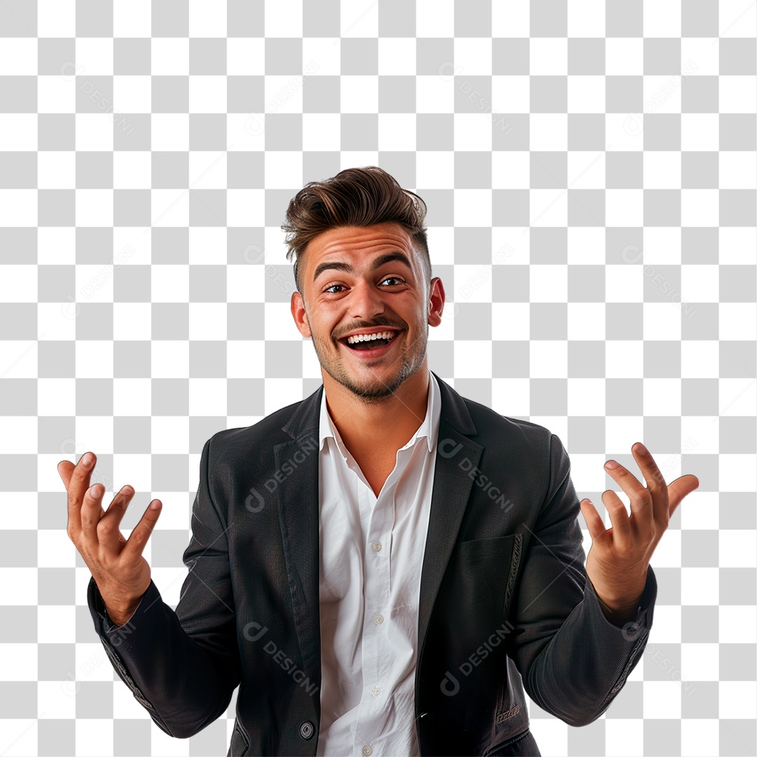 Homem Sorrindo PNG Transparente