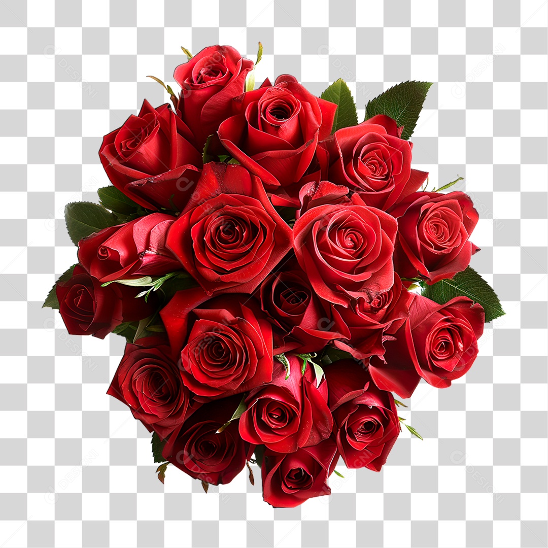 Rosas Vermelha PNG Transparente