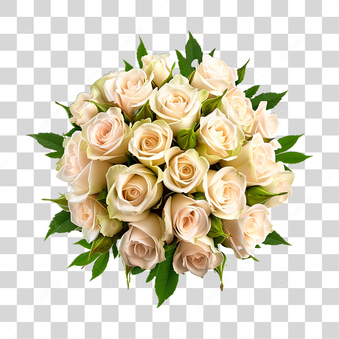 Rosa Branca PNG Transparente