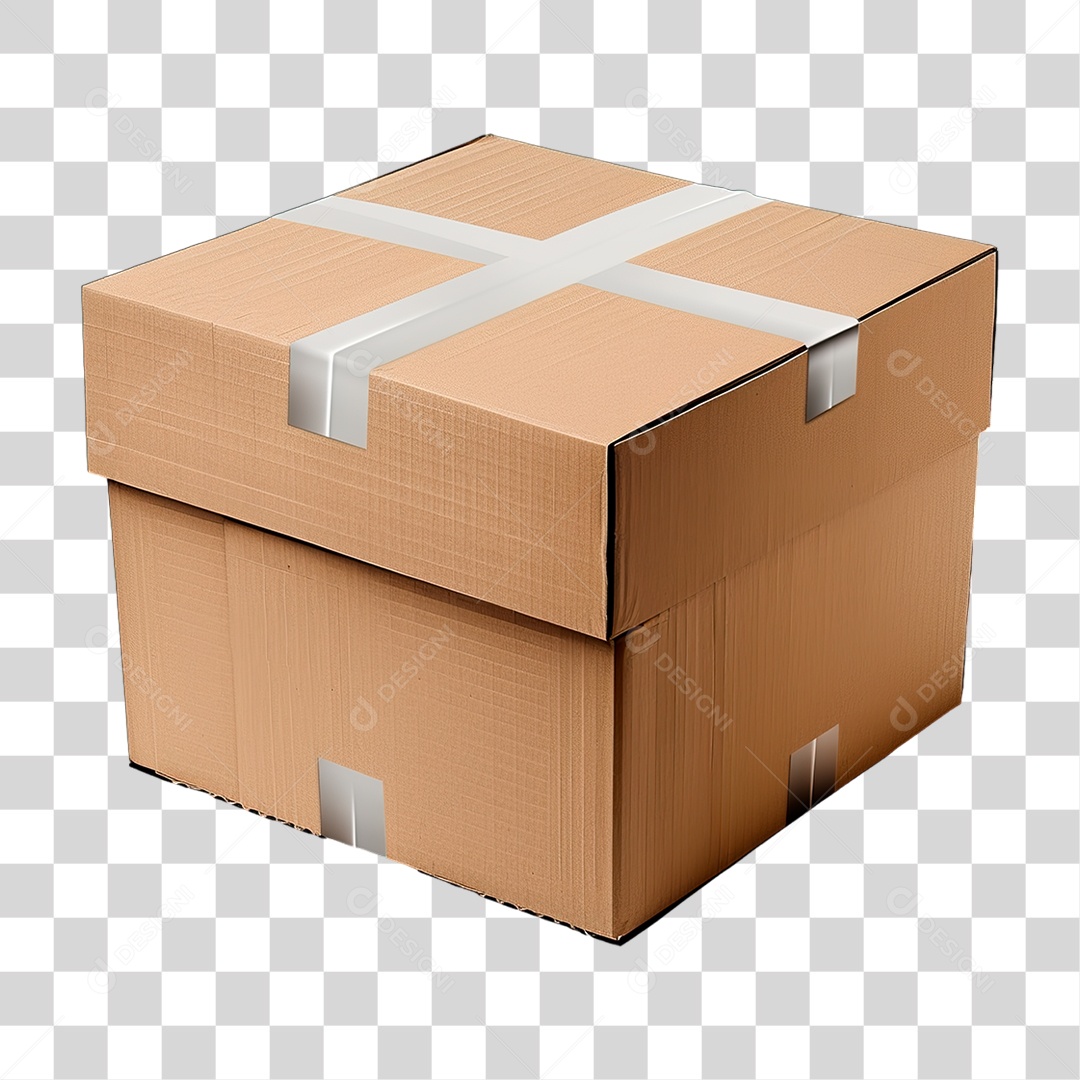 Caixa de Papelão PNG Transparente