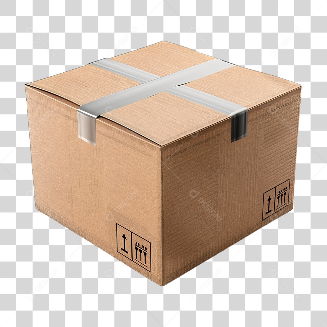 Caixa de Papelão PNG Transparente
