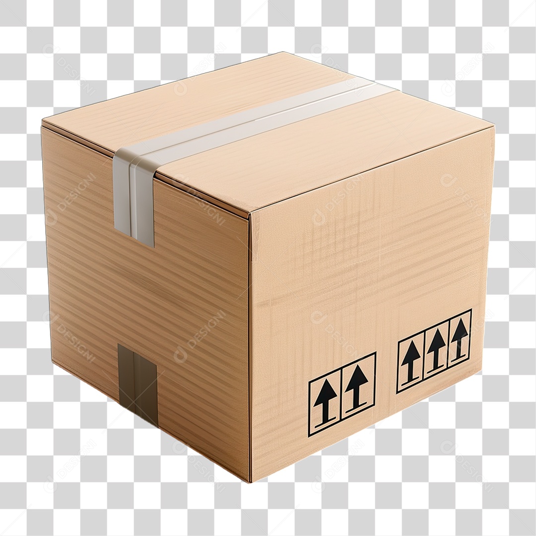 Caixa de Papelão PNG Transparente