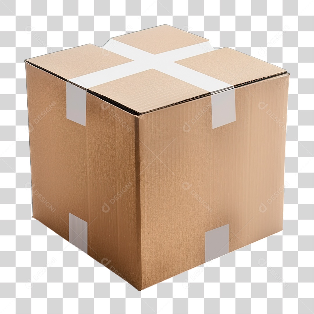 Caixa de Papelão PNG Transparente