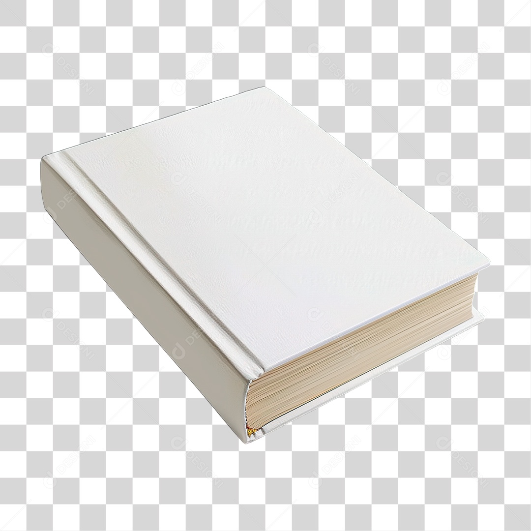 Livro Branco PNG Transparente