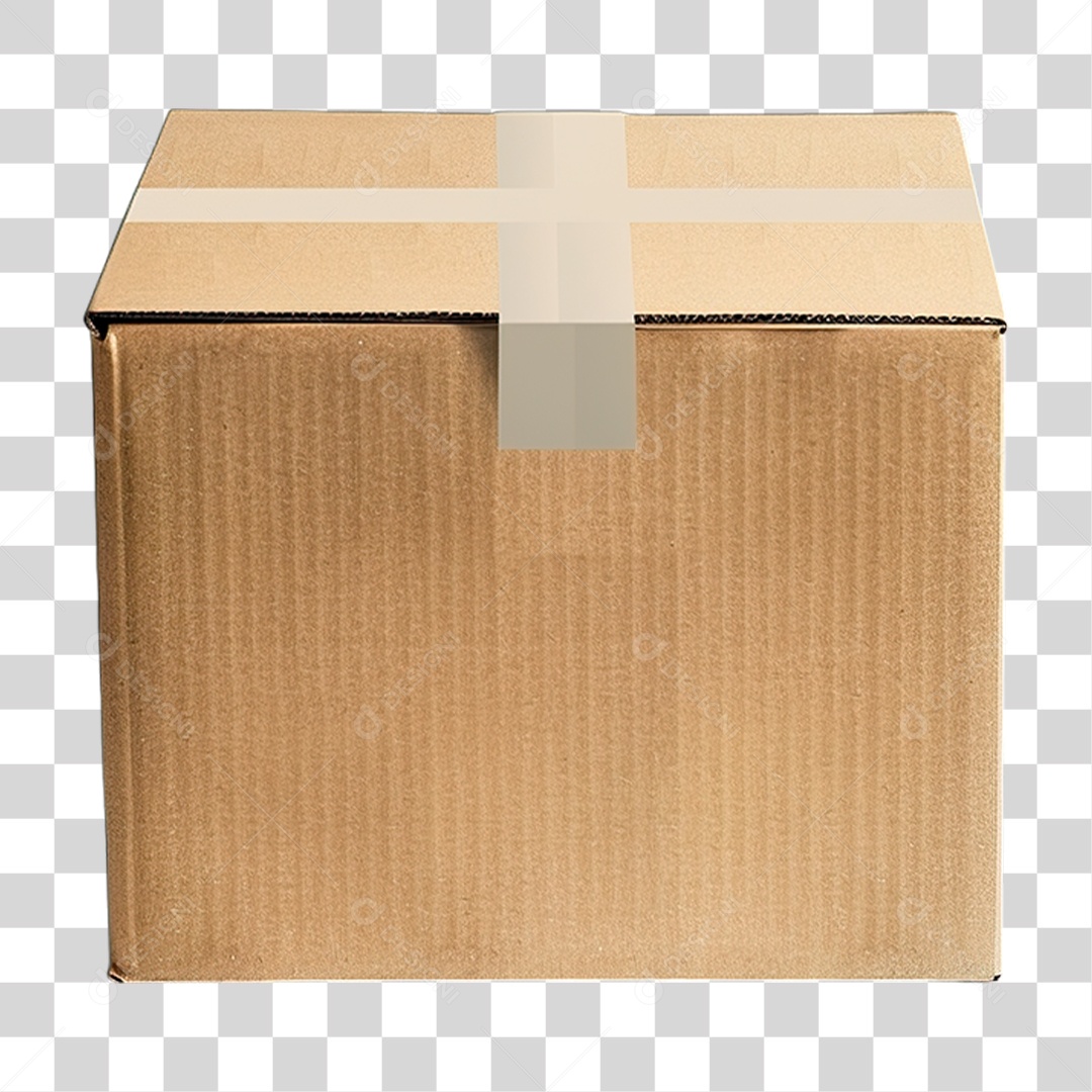 Caixa de Papelão PNG Transparente