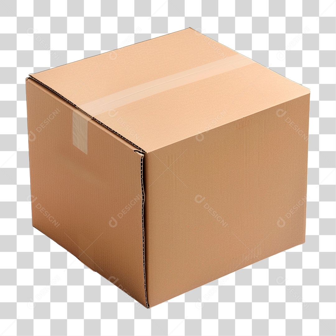 Caixa de Papelão PNG Transparente