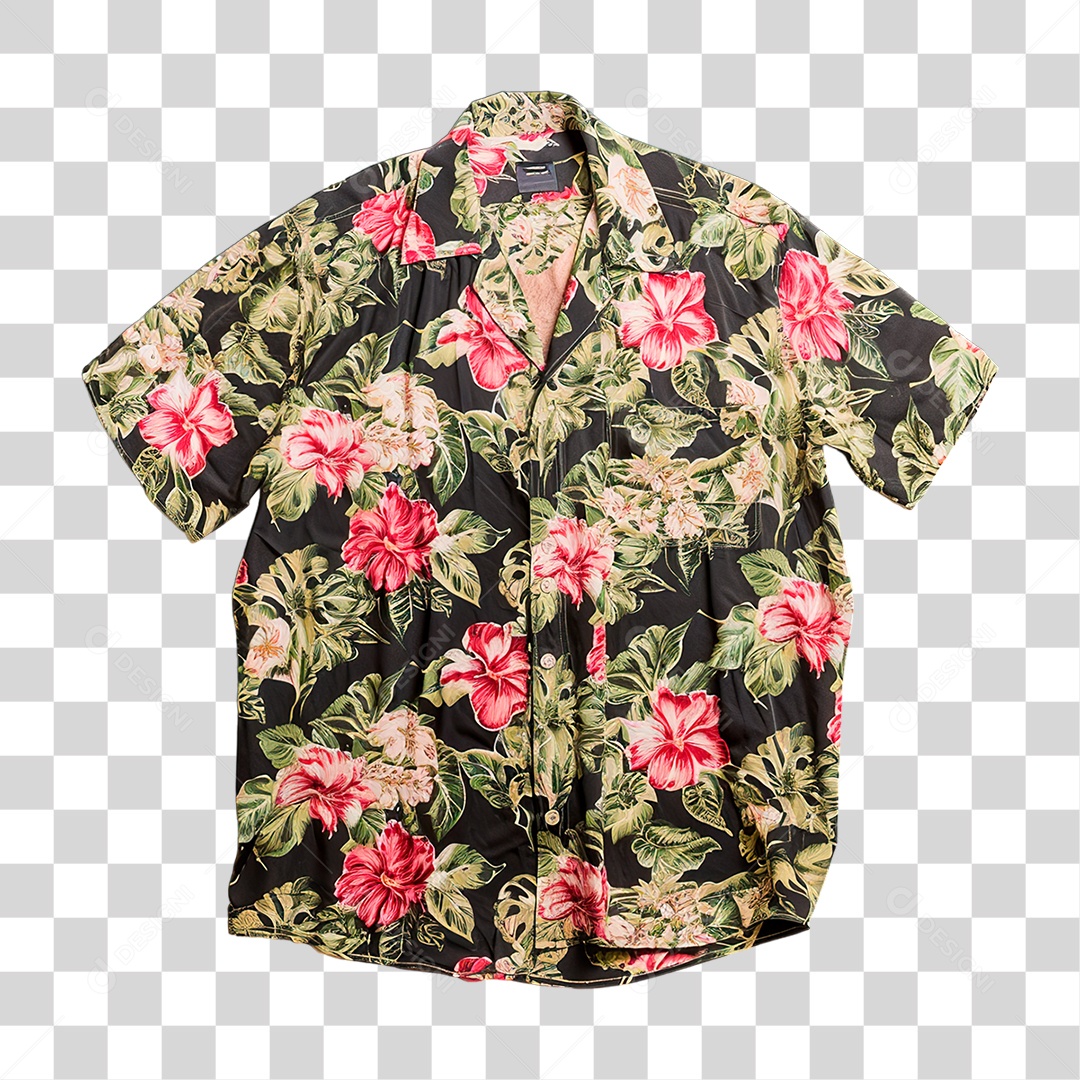 Camisa Havaiana PNG Transparente
