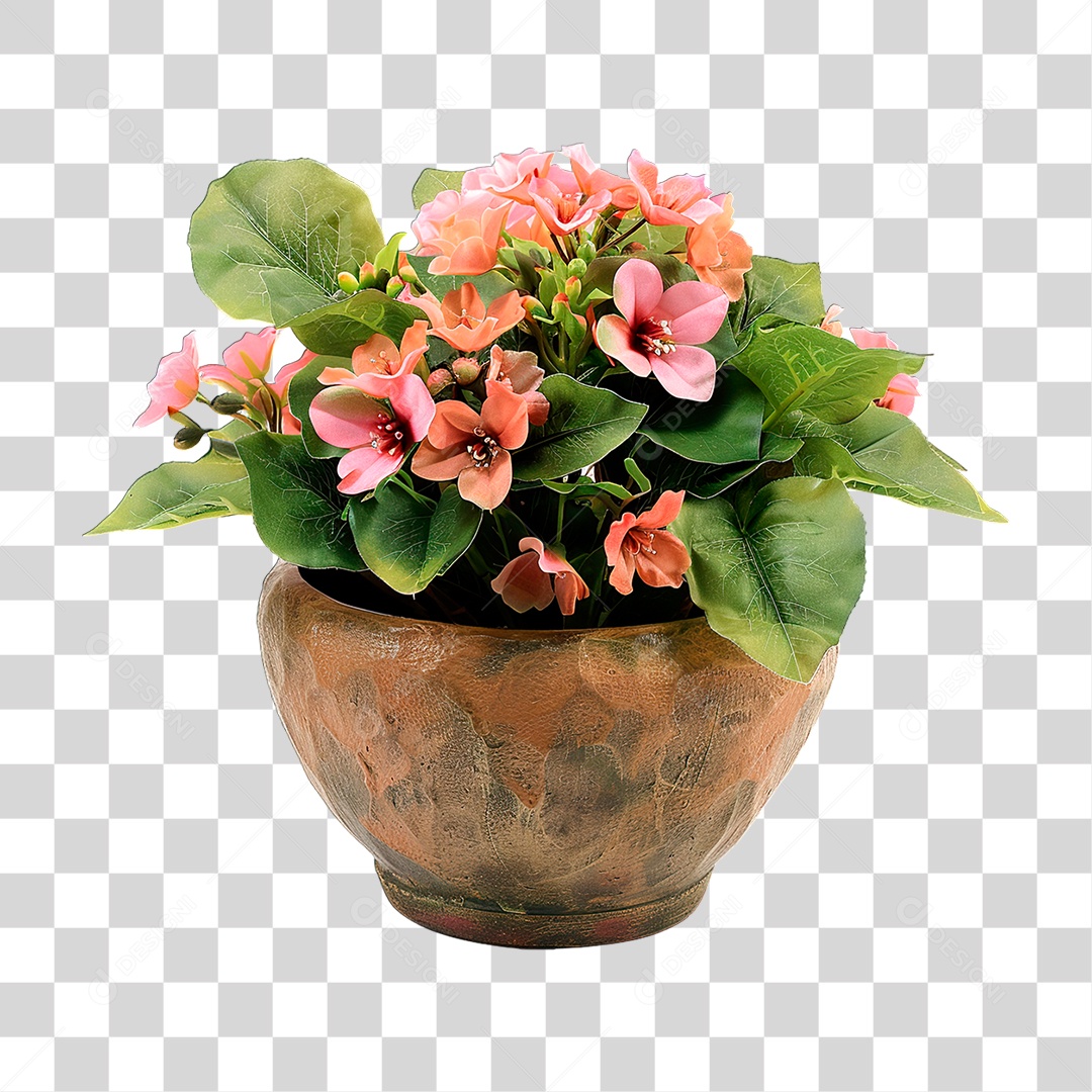 Flores em Vazo PNG Transparente