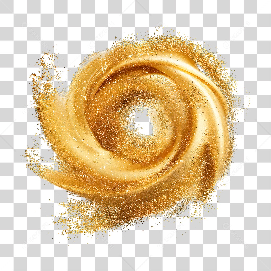 Pó de Ouro PNG Transparente