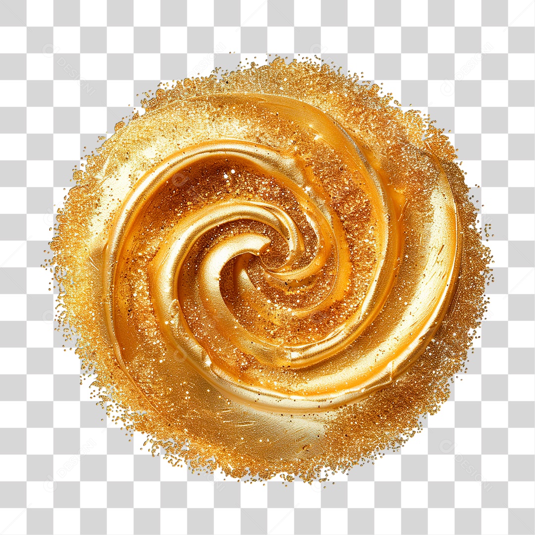 Pó de Ouro PNG Transparente