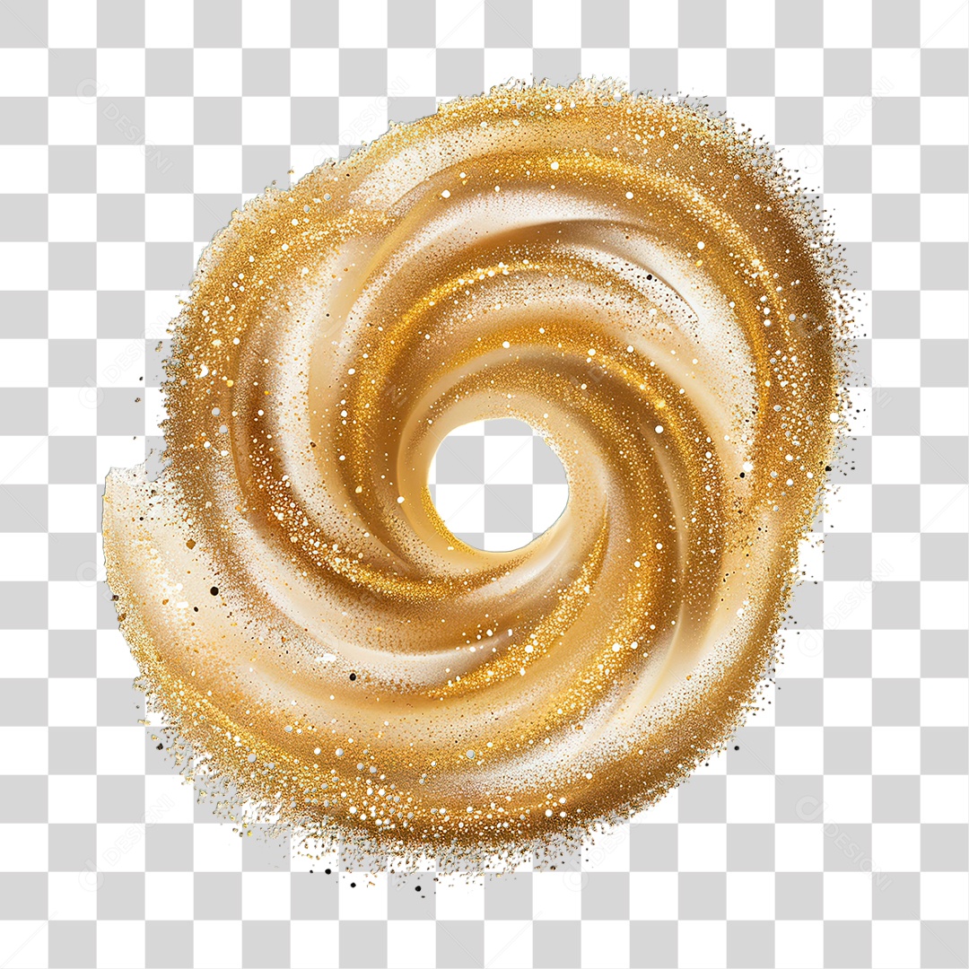 Pó de Ouro PNG Transparente