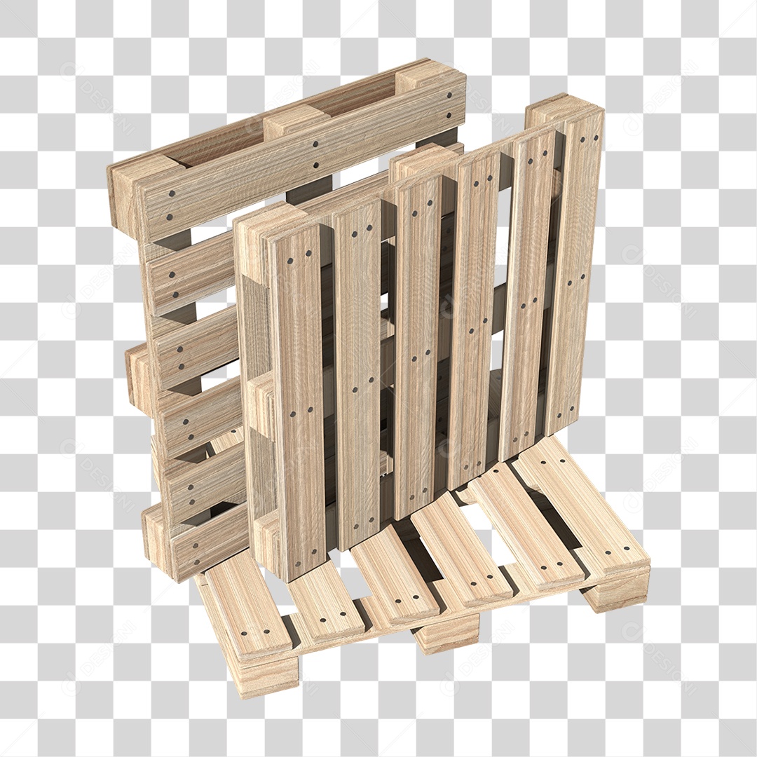 Paletes de Madeira PNG Transparente