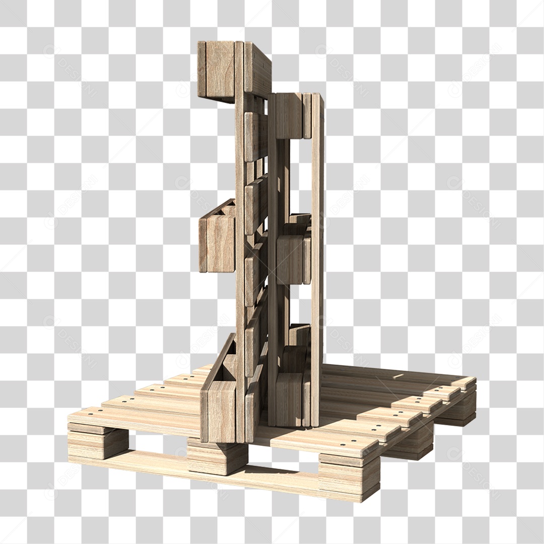 Paletes de Madeira PNG Transparente