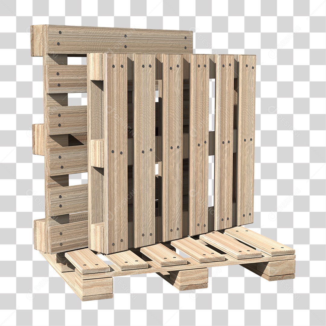 Paletes de Madeira PNG Transparente