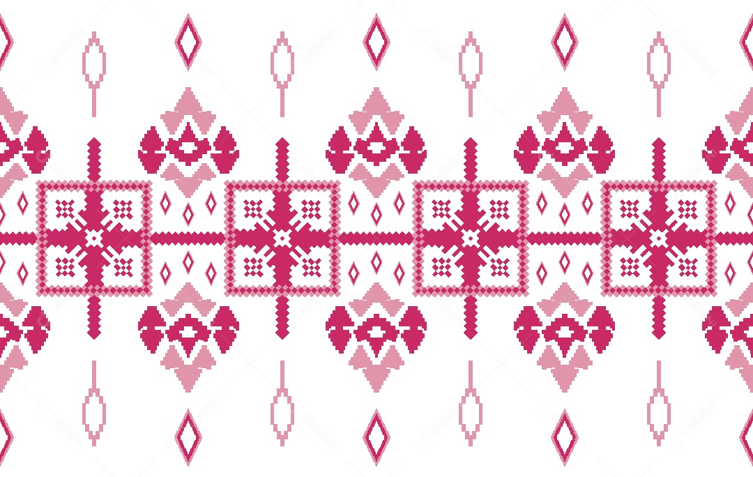 Padrão Étnico Ilustração Vetor EPS