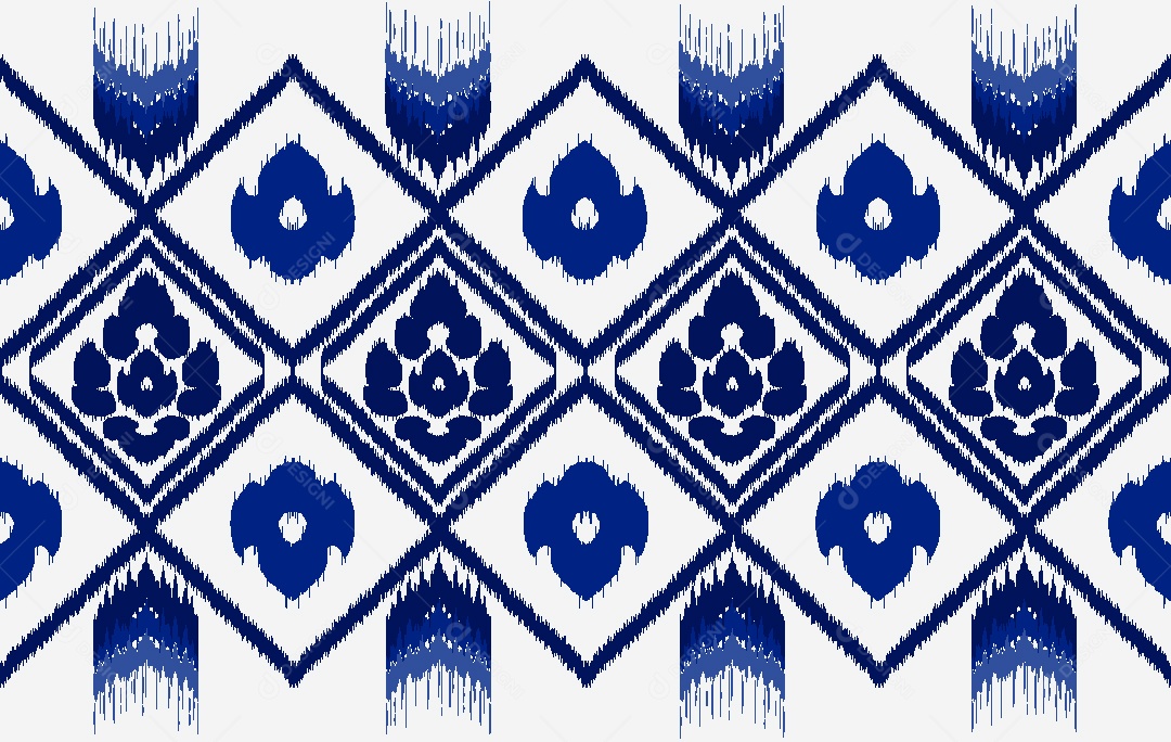 Padrão Étnico Ilustração Vetor EPS