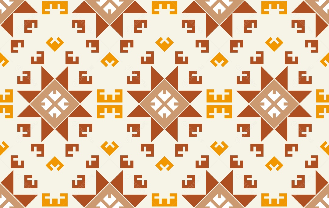 Padrão Étnico Ilustração Vetor EPS