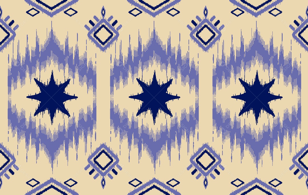 Padrão Étnico Ilustração Vetor EPS