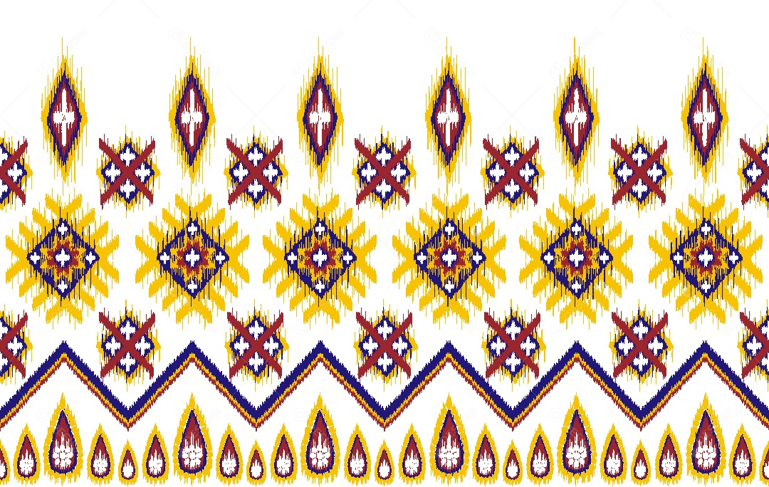 Padrão Étnico Ilustração Vetor EPS