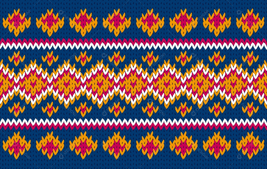 Padrão Étnico Ilustração Vetor EPS