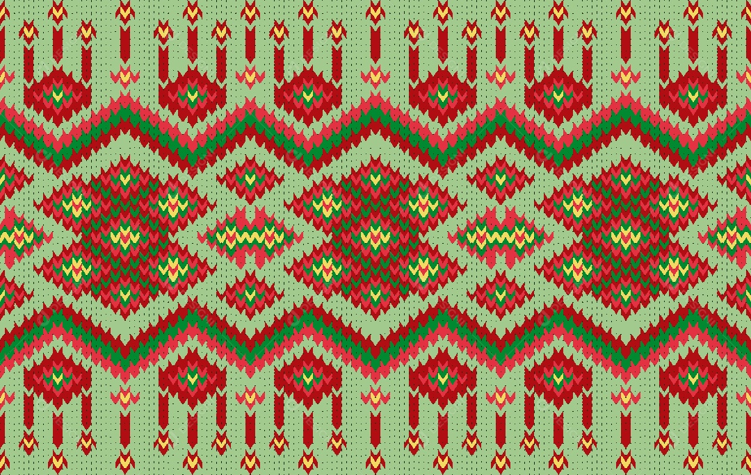 Padrão Étnico Ilustração Vetor EPS